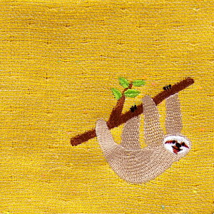 今治タオル ループタオル キッズ フェイス タオル LAZY ANIMALS ループ ひも 名前 入学 入園 幼稚園 保育園 学校 動物 アニマル ネコ ねこ 猫 アルパカ パンダ ブンチョウ 文鳥 小鳥 ナマケモノ カ