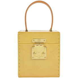 ルイヴィトン LOUIS VUITTON ブリーカー バニティバッグ ヴェルニ ベージュ M91002【中古】