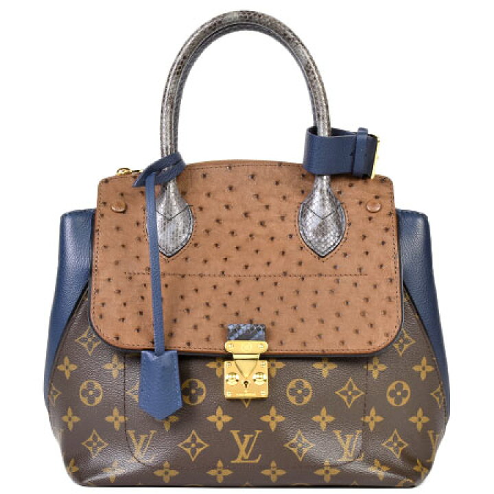 楽天市場】ルイヴィトン LOUIS VUITTON エキゾチックトートPM ネイビー 