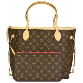 【お買い物マラソン!ポイント2倍! 5/23～5/27】ルイヴィトン LOUIS VUITTON ネヴァーフル MM ポーチ付き トートバッグ モノグラム キャンバス M41178 ピヴォワンヌ ゴールド金具 RFID【中古】