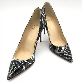 【お買い物マラソン!ポイント2倍! 5/23～5/27】【ほぼ未使用】クリスチャンルブタン Christian Louboutin kate 85 パンプス 36 23.5cm エナメル 9cm ヒール【中古】