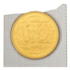 天皇陛下 御在位六十年記念 10万円 金貨幣 昭和61年 純金 20g 金貨 K24【中古】