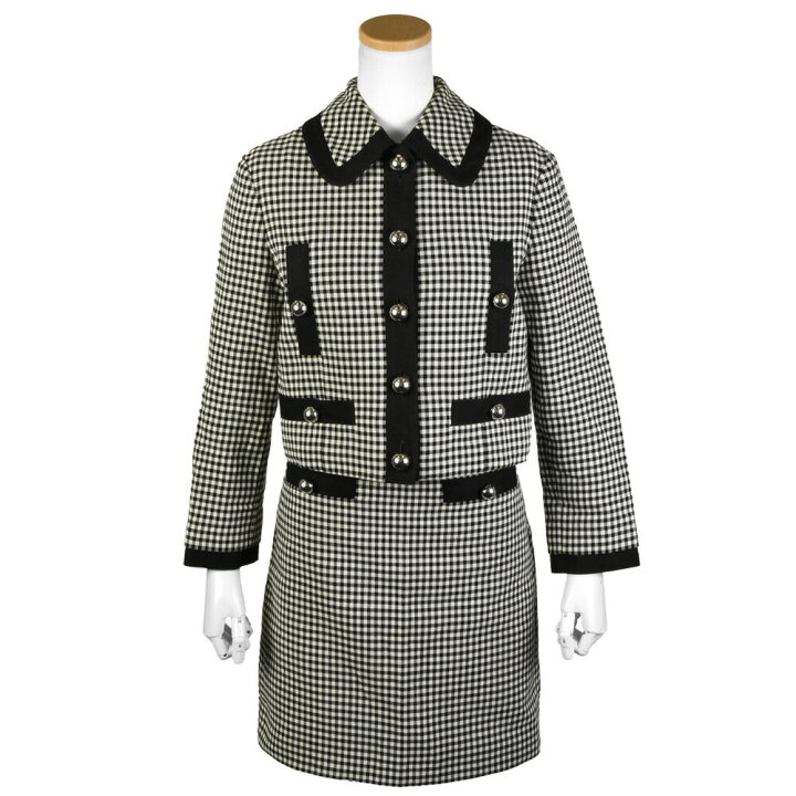 楽天市場】グッチ GUCCI ギンガムチェック テーラードジャケット  