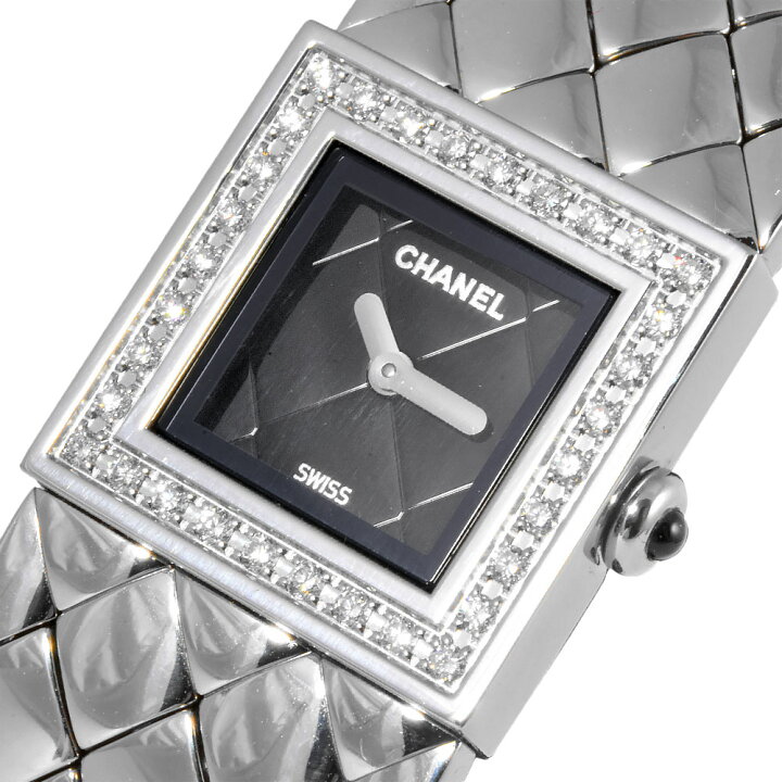 楽天市場】シャネル CHANEL H0489 マトラッセ バングルウォッチ 腕時計 