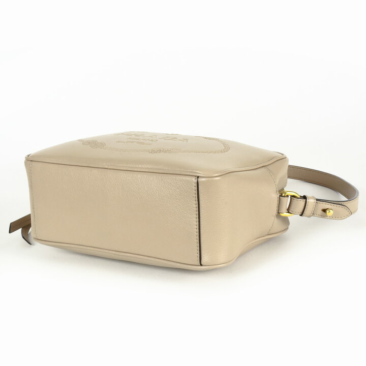 楽天市場】プラダ PRADA ショルダーバッグ カーフ 1BH089 ベージュ 
