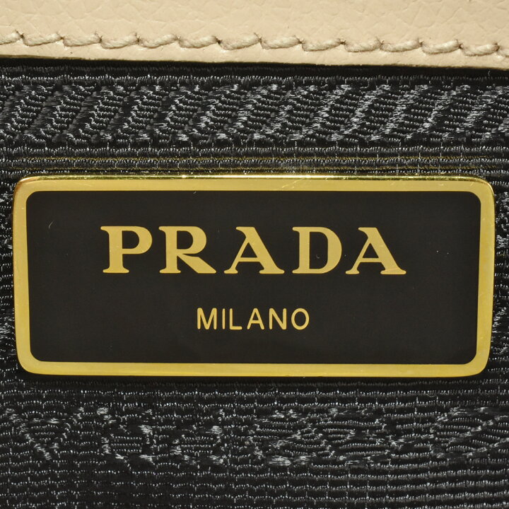 楽天市場】プラダ PRADA ショルダーバッグ カーフ 1BH089 ベージュ 