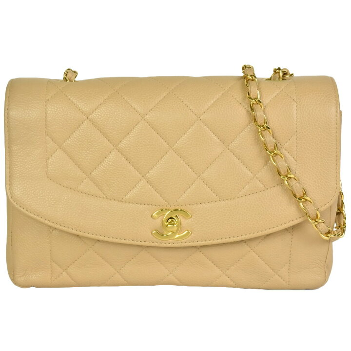 楽天市場】シャネル CHANEL ダイアナ25 マトラッセ シングルチェーン 