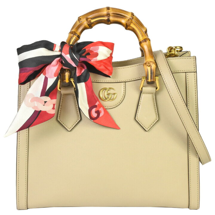 楽天市場】グッチ GUCCI バンブー ダイアナ トートバッグ 2WAY レザー 