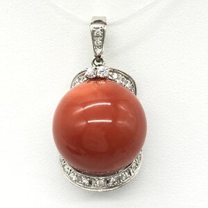 Pt900 ԎX y_ggbv ԃTS R[ _Ch 17.9mm 15.7g