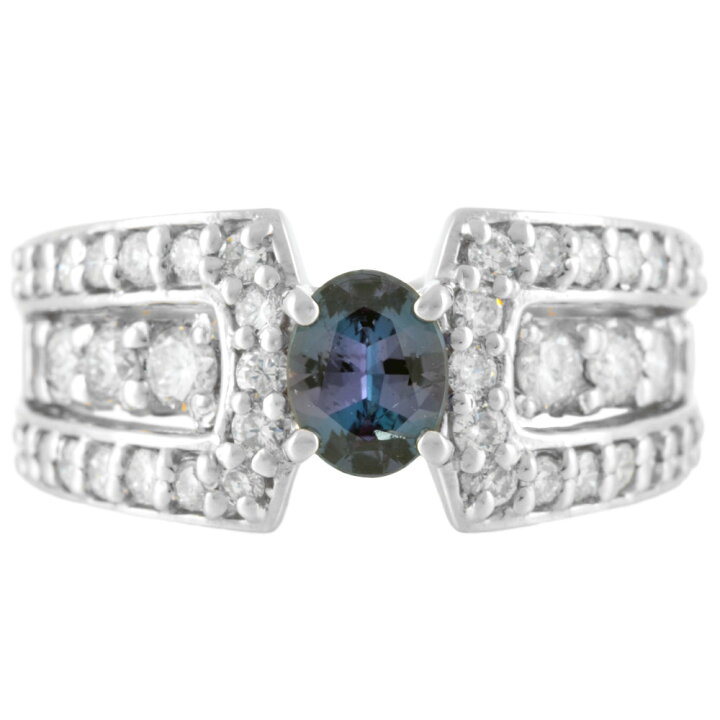 楽天市場】リング 指輪 アレキサンドライト 0.34ct 約8.5号 Pt900 