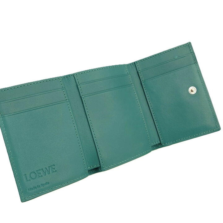 楽天市場】ロエベ LOEWE アナグラム トライフォールド ウォレット 三  