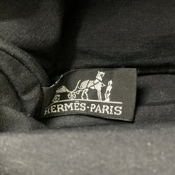 楽天市場】エルメス HERMES ボリード ポーチ コットン ブラック MM  