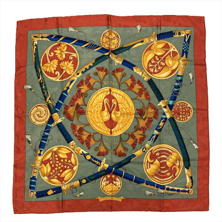 楽天市場】エルメス HERMES カレ90 大名 日出る国の皇子 DAIMYO 