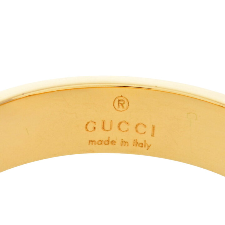 楽天市場】グッチ GUCCI アイコン スリム リング 指輪 約9号 K18YG  