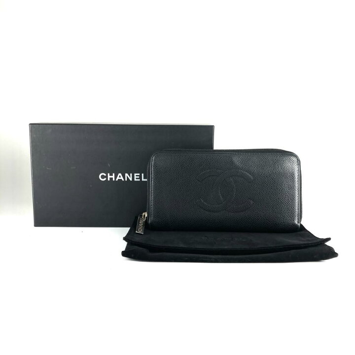 楽天市場】シャネル CHANEL ココマーク ラウンドファスナー レザー 