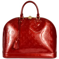 ルイヴィトン LOUIS VUITTON アルマGM ハンドバッグ モノグラム ヴェルニ M93596 ポムダムール MI9022 レ…