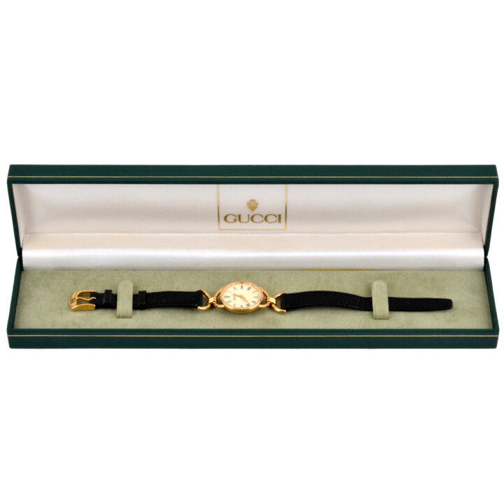楽天市場】グッチ GUCCI 6000.2.L 腕時計 クォーツ アイボリー文字盤  