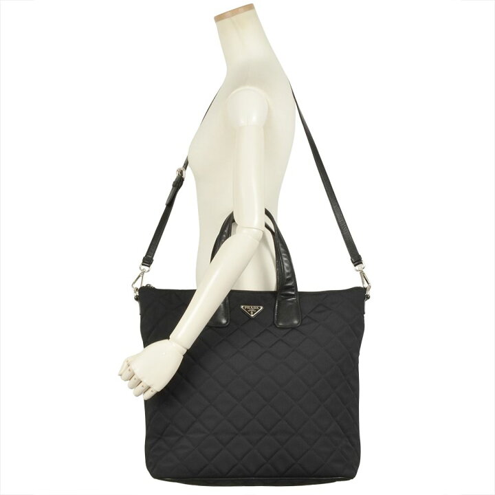 楽天市場】プラダ PRADA キルティング トートバッグ 2WAY ナイロン 