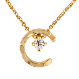 シャネル CHANEL ココクラッシュ ネックレス ダイヤモンド J12102 K18PG 7.9g ピンクゴールド ベージュゴールド レディース【中古】