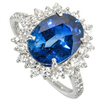 楽天市場】ブルー サファイア 鑑別 リング（カラット数0.6 ～ 0.69ct 