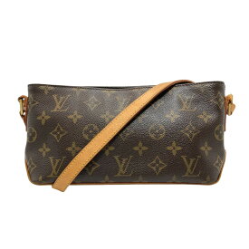 ルイヴィトン LOUIS VUITTON トロター ショルダーバッグ モノグラム キャンバス M51240 ブラウン AR0023【中古】