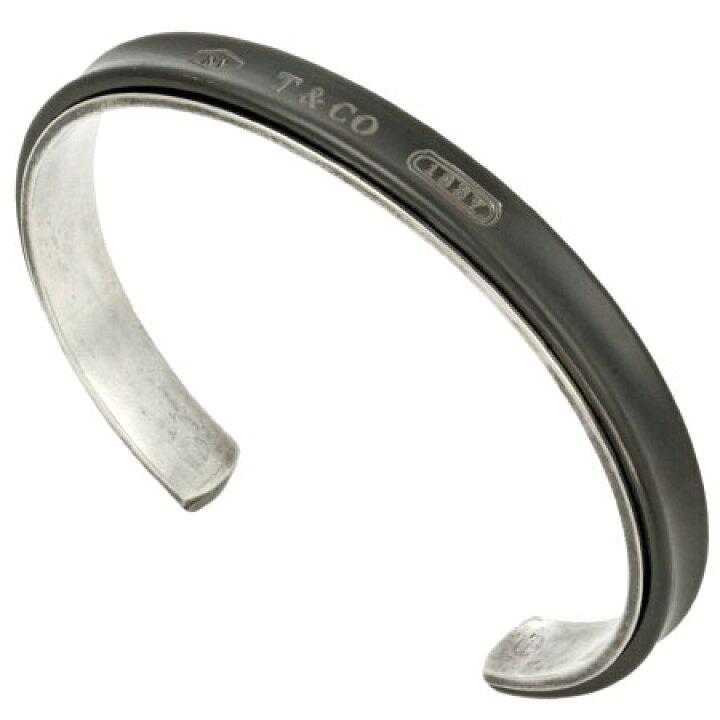 楽天市場】ティファニー Tiffany&Co 1837 カフ バングル チタン SV925 