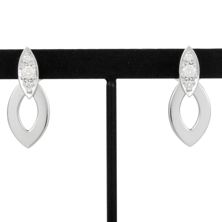 楽天市場】カルティエ Cartier ディアデア ダイヤモンド ピアス K18WG  
