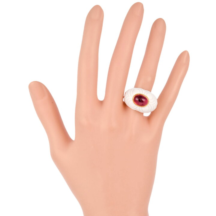 楽天市場】ブルガリ BVLGARI チャンドラ ピンクトルマリン リング 