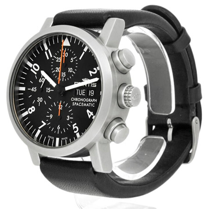 楽天市場】フォルティス FORTIS スペースマティック クロノグラフ SS 