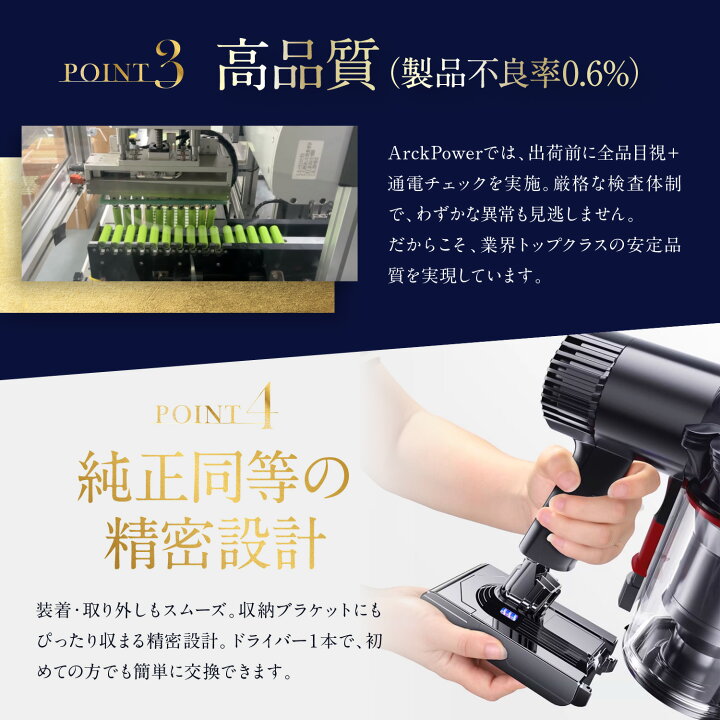 楽天市場】【4/15-28 最大10%オフ】ダイソン v8 バッテリー 大容量 