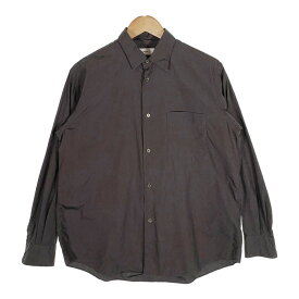 Graphpaper グラフペーパー 21SS BROAD REGULAR COLLAR SHIRT レギュラーカラー シャツ チャコール Size 1【中古】 rf