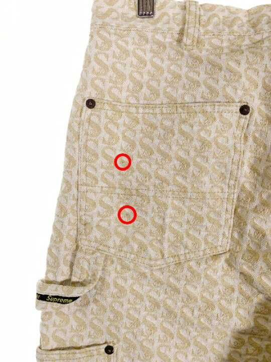 楽天市場】SUPREME シュプリーム 21AW Monogram Double Knee Denim 