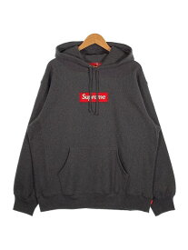 SUPREME シュプリーム 21AW Box Logo Hooded Sweatshirt ボックスロゴ スウェットパーカー チャコール Size L【中古】 rf