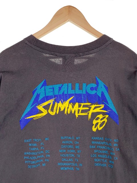 楽天市場】US古着 90's METALLICA メタリカ 1988ツアー Tシャツ 