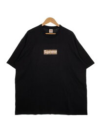 SUPREME シュプリーム × BURBERRY バーバリー 22SS Box Logo Tee ボックスロゴ Tシャツ ブラック Size XXL【中古】 rf