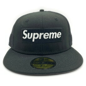 SUPREME シュプリーム 22SS Box Logo Mesh Back New Era ボックスロゴ メッシュバック ニューエラキャップ ブラック Size 7 1/4(57.7cm)【中古】 rf