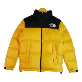 THE NORTH FACE ザノースフェイス NUPTSE JACKET ヌプシジャケット ND91841 イエロー sizeS【中古】 rm