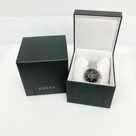 GUCCI G-タイムレス メンズ 腕時計 クオーツ クロノグラフ YA126272 シルバー【中古】 rm