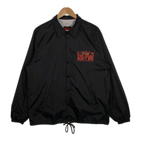 WACKO MARIA ワコマリア THE DEAD DON'T DIE Coach Jacket コーチジャケット ブラック Size M【中古】 rf