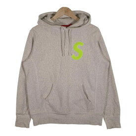 SUPREME シュプリーム 19AW S Logo Hooded Sweatshirt Sロゴ スウェットパーカー グレー Size S【中古】 rf
