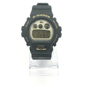 CASIO カシオ G-SHOCK デジタル クォーツ腕時計 STUSSY ステューシー 25周年 DW-6900STS ブラック【中古】 rf