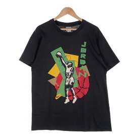 90's NIKE ナイキ AIR JORDAN エアジョーダン プリント Tシャツ AJ6 ブラック USA製 Size XL【中古】 rf