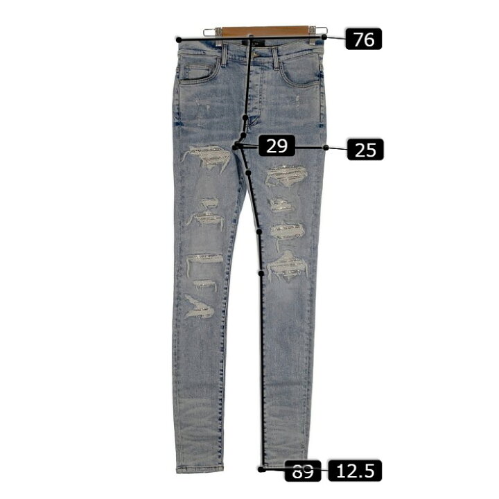 楽天市場】AMIRI アミリ Crystal Thrasher Jeans クリスタル 
