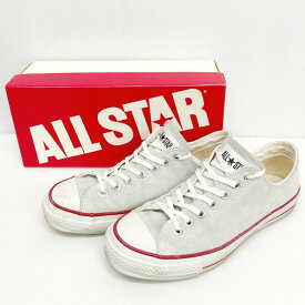 CONVERSE コンバース 日本製 ALL STAR SUEDE AS J LCLZ OX TOKYO LIMITED EDITION PRODUCTS スエード オールスター ローカライズ グレー size28cm【中古】 rm