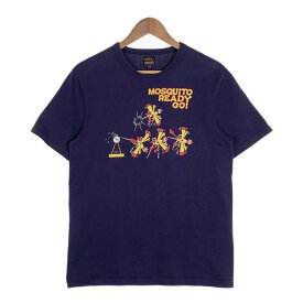 The Real McCOY's リアルマッコイズ MOSQUITO ミリタリー Tシャツ ネイビー Size 40【中古】 rf