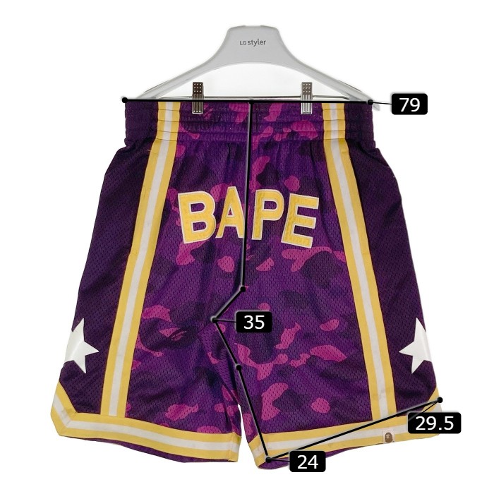 楽天市場】A BATHING APE Camo Wide Basketball Shorts 001SPG301008X