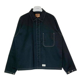 Dickies ディッキーズ×UNION ユニオン21AW 213M10UO01 OVERSIZED WORK SHIRT ディッキーズ オーバーサイズ ワーク シャツ ブラック size3 【中古】 rm