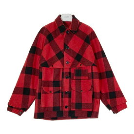 FILSON フィルソン STYLE83 USA製 バッファローチェック ダブルマッキーノクルーザージャケット レッド×ブラック size40 【中古】 rm