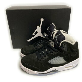 NIKE ナイキ CT4838-011 AIR JORDAN 5 RETRO ブラック×ホワイト size25.5cm【中古】 rm