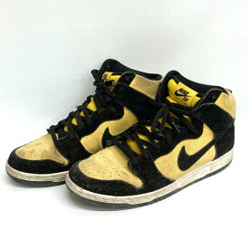 NIKE ナイキ SB DUNK HIGH PRO REVERSE IOWA イエロー×ブラック size29cm【中古】 rm